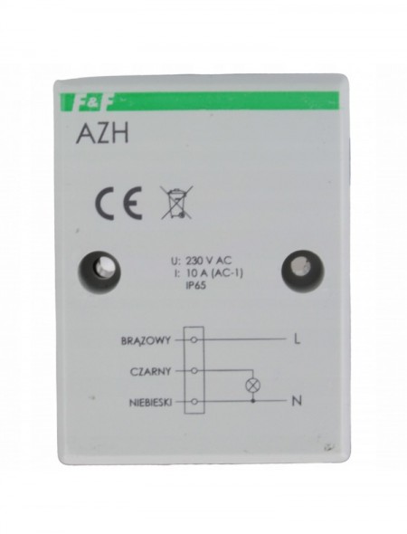 Automat Zmierzchowy Hermetyczny Natynkowy 230V 10A IP65 F&F AZH