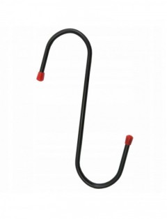 Metalowy Hak Typu S Wieszak Czarny 20cm x 7cm do 30kg