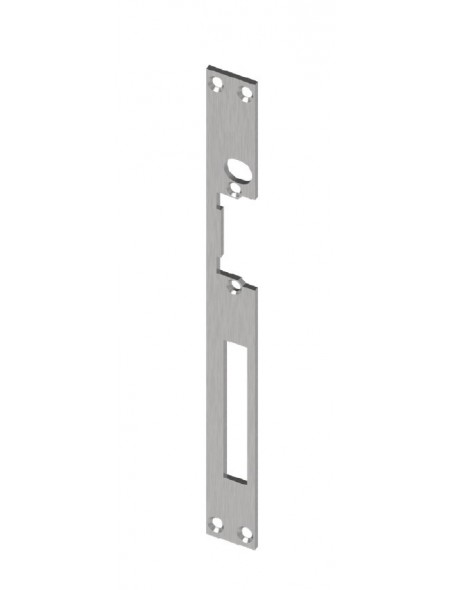 BLACHA CZOŁOWA DO ELEKTROZACZEPU 62 25x250mm STAL NIERDZEWNA LEWA