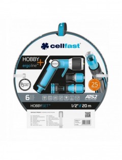 Zestaw Do Podlewania CELLFAST HOBBY Wąż 20m 1/2''