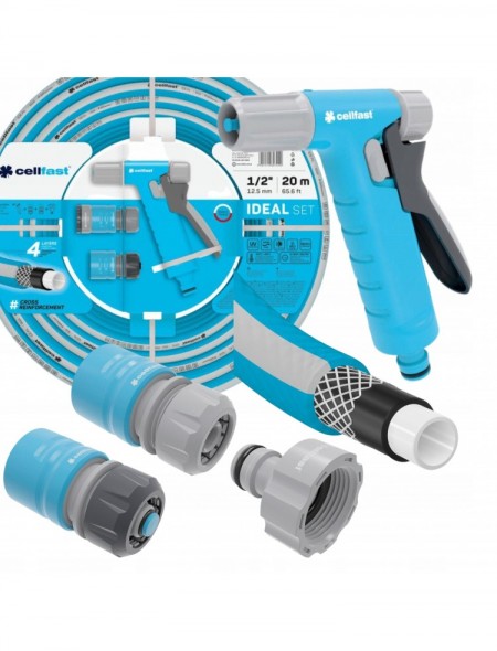 Zestaw do Podlewania CELLFAST IDEAL Wąż 20m 1/2''
