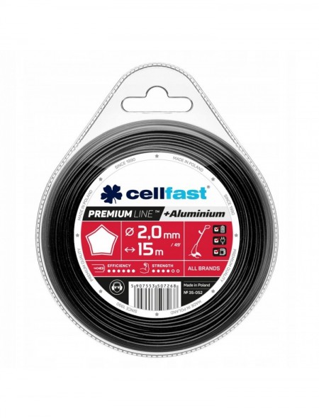 Żyłka tnąca Cellfast Premium gwiazdka 2,0mm, 15m