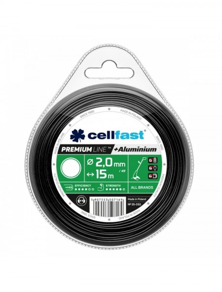 Żyłka tnąca Cellfast Premium okrągła 2,0mm, 15m