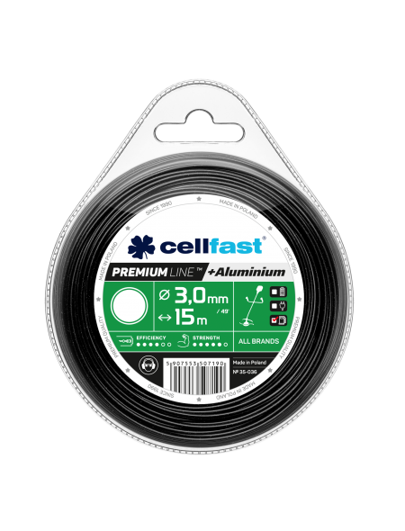 Żyłka tnąca Cellfast Premium okrągła 3 mm, 15 m