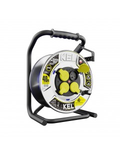 Przedłużacz bębnowy HEAVY LINE 30 metrów 3x1,5mm niebieski