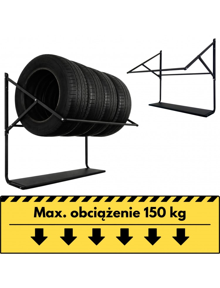 Wieszak regulowany OPTI 4 PLUS na cztery opony udźwig 150kg do 225mm