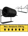 Wieszak regulowany z półką PRO X4 PLUS na cztery opony udźwig 220kg do 250mm