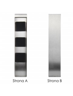 Elektryczny Słupek Ogrodowy Zasilający z 3 Gniazdami 230V Stal nierdzewna