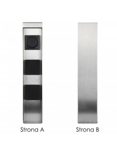 Słupek Ogrodowy Zasilający z Dwoma Gniazdami 230V i włącznikiem Stal nierdzewna