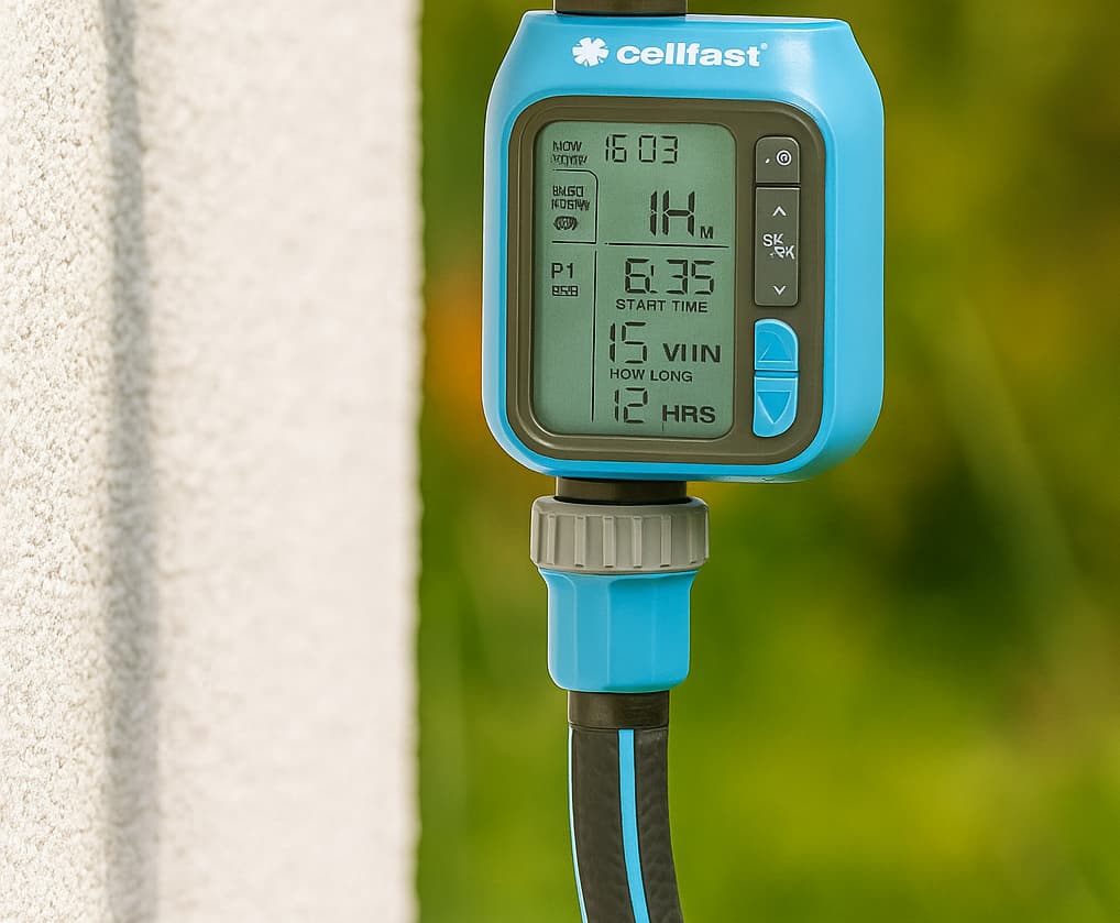 Podłączenie węża Cellfast Multiflex do sterownika Cellfast Chronos